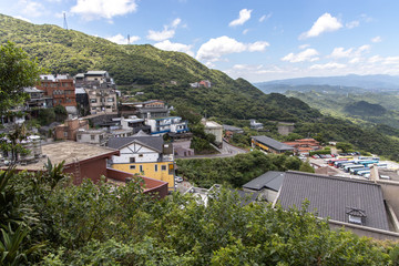 beautiful landscape at Jiufen at New Taipei city
