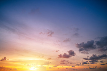 Sunset sky background