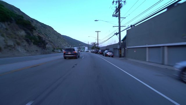 Malibu California Coastline at Dusk Driving Template 08 Big Rock Dr
