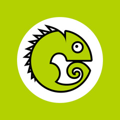 chameleon design template