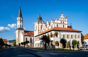 Fototapeta na wymiar Town hall in Levoča, Slovakia