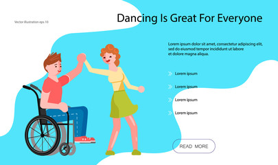 Landing page templates for dancing blog