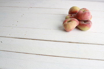 Paraguayan peach on wooden background
