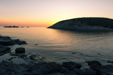 Tramonto alla spiaggia di Cala Sapone, Sant'Antioco