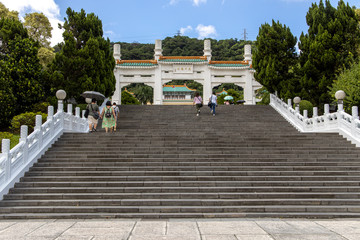 Beautiful view at National Palace Museum,Taipei