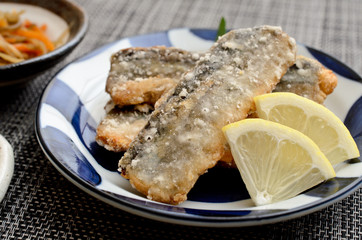 さんまの竜田揚げ