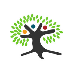 Commitment Teamwork Together Business Logo Illustration Vector