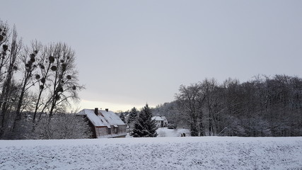 Obraz premium Winteridylle in Westfalen