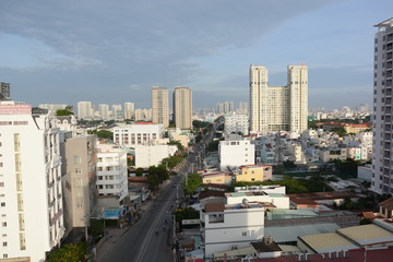 Fototapeta premium view of the city