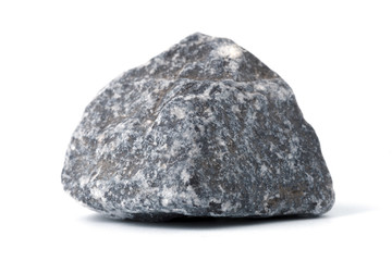 Stones with soft shadow on white background.