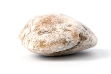 Stones with soft shadow on white background.