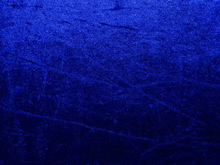Blue color velvet texture background