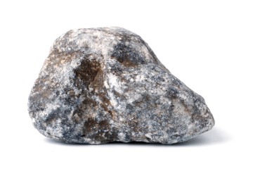 Stones with soft shadow on white background.