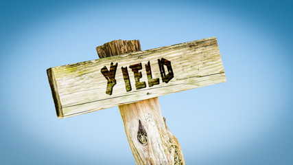 Street Sign to Yield