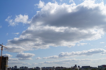 Obraz premium buildings and sky