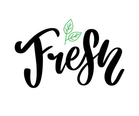 vector collection of bright stickers, emblems logo and labels for lemon and orange fresh citrus juice with lettering composition