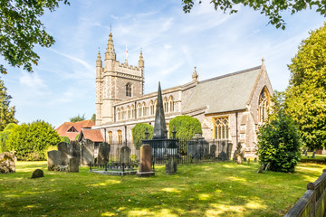 St Mary and All Saints church and churchyard
