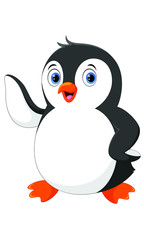 Cute penguin cartoon