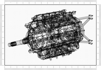 Jet Engine - Blueprint