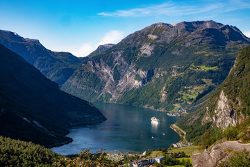 Majesty of Geiranger fjord, Norway