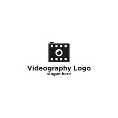 video photo camera company logo vector