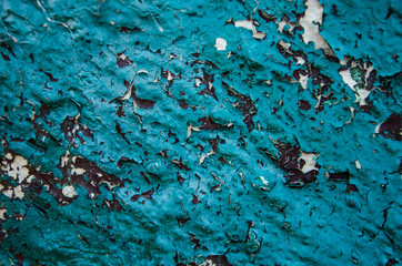 Abstract blue paint art texture background