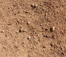Ground textured surface, sandy soil