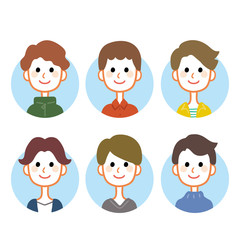 男性　アイコン　バリエーション