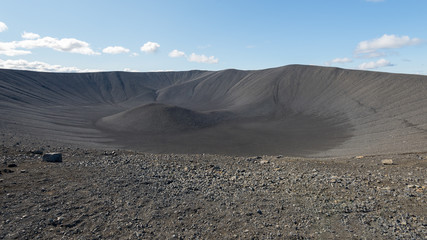 Hverfjall crater in Myvatn area, Iceland