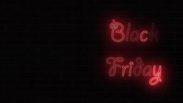 4k video animation Black Friday Sale