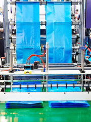 Machine for plastic bags