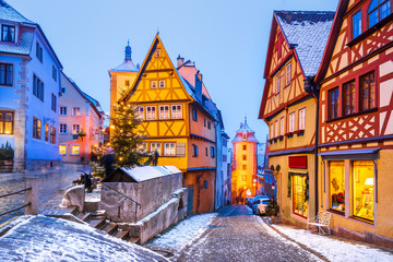 Fototapeta premium Rothenburg ob der Tauber, Germany - Christmas Market