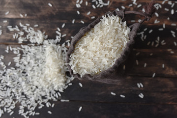 rice long grain close up