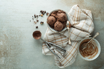 Ice cream chocolate