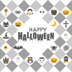 ハッピーハロウィン　グリーティングカード