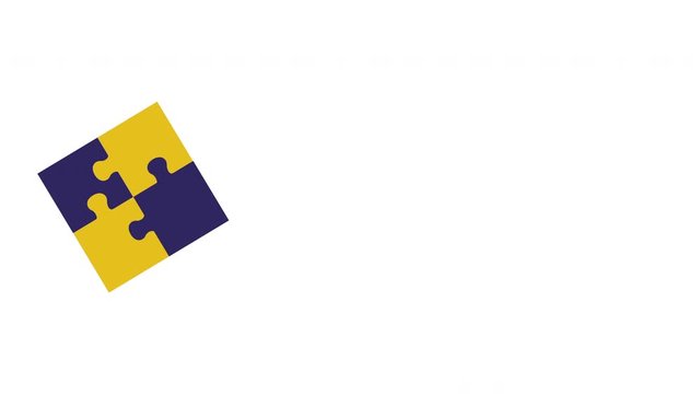 puzzle game pieces solution vector illustration