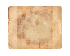 Rustic kitchenboard on white background.