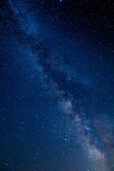 Fototapeta na wymiar Milky Way during the summer in Spain
