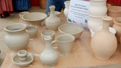 clay pots and circles