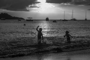 Coucher de soleil en Guadeloupe