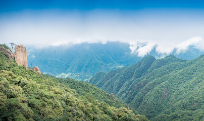 Sanqing mountains in shangrao city, jiangxi province, China