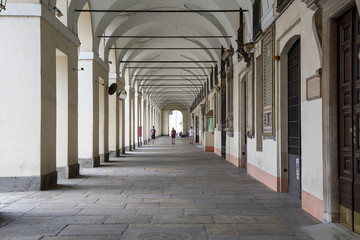 The old piedmont town of Turin in Italy