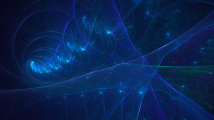 3D rendering abstract colorful fractal light background