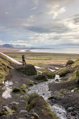 Gorge of Raudfeldsgja in Iceland
