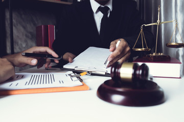 justice and law concept