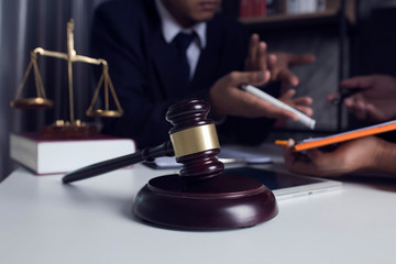 justice and law concept