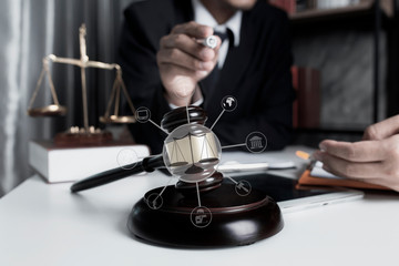 justice and law concept