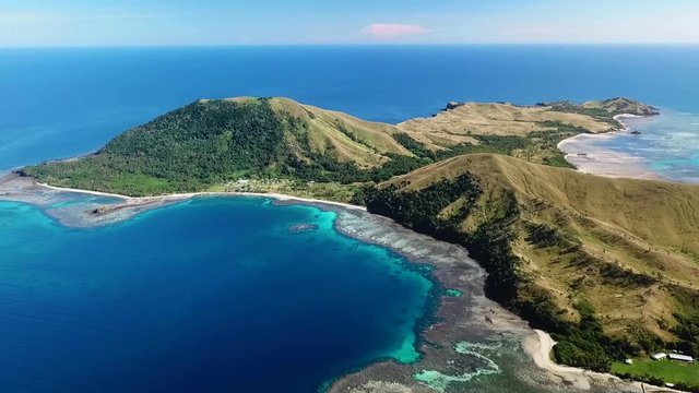 Fiji - Flying the dronein the bay of the Fijian Islands