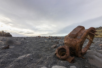 The Djúpalónssandur beach in Iceland