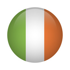 Round flag icon - Ireland
